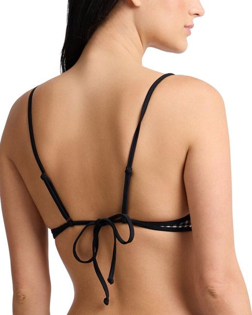 Onia Black Aimee Bikini Top