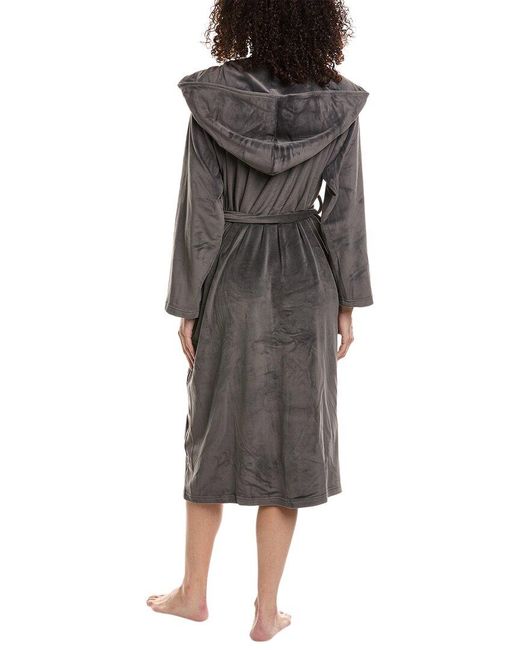 Barefoot Dreams Black Luxechic Hooded Robe
