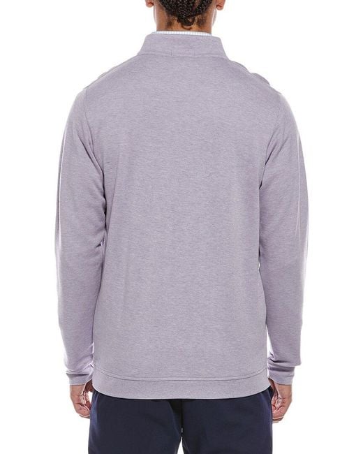 Peter Millar Purple 1/4-Zip Pullover for men