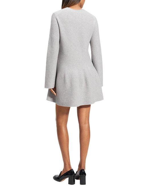 Theory Gray Sweater Dress