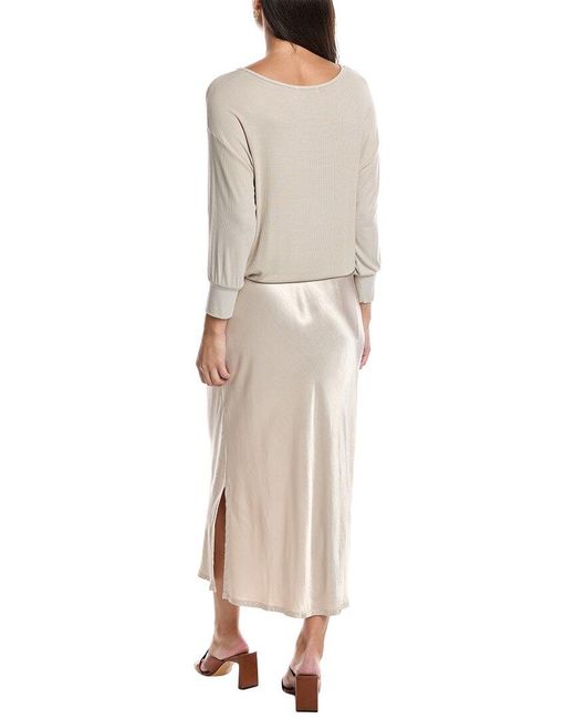 Michael Stars Natural Nadia 2-In-1 Maxi Dress