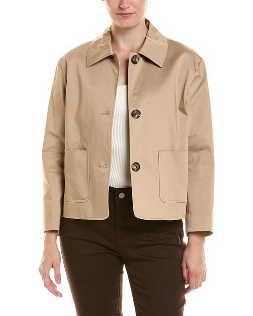 Jones New York Natural Three Button Jacket