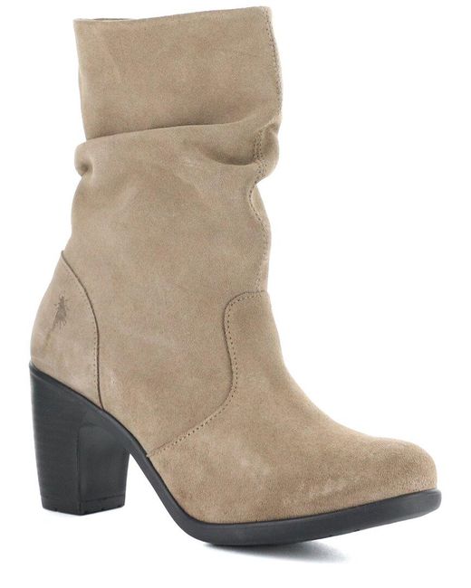 Fly London Brown Klei Suede Boot