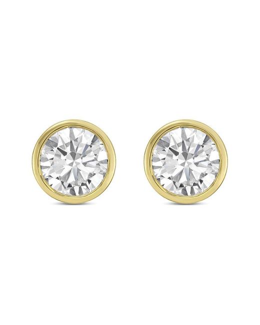 Diana M Metallic Diana M. 14K 10.00 Ct. Tw. Lab-Grown Diamond Stud Earrings
