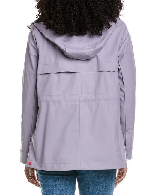 Hunter Purple Short Rain Coat