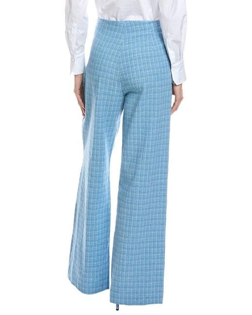Sandro Blue Woven Pant