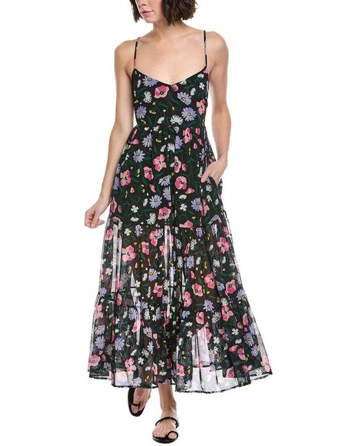 Kate Spade Black Tier Cover-Up Dress