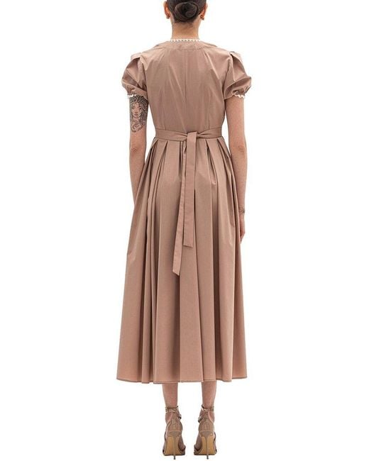 BGL Pink Sleeveless Midi Dress