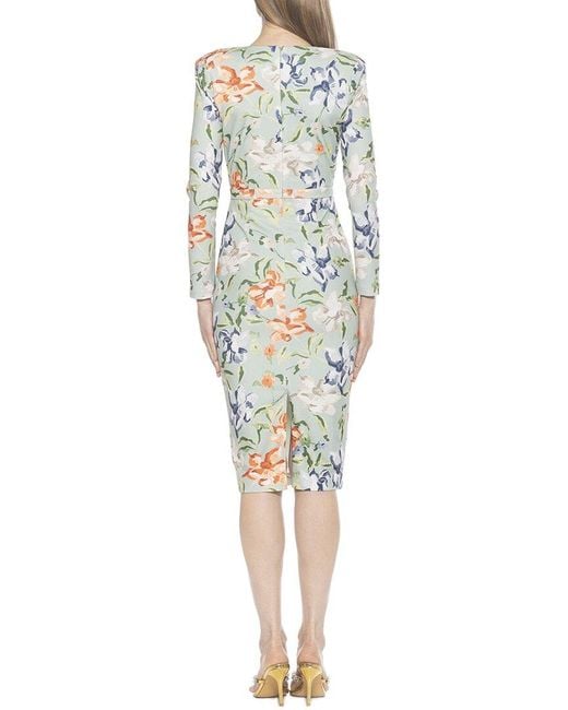 Alexia Admor Green Arleth Sheath Dress