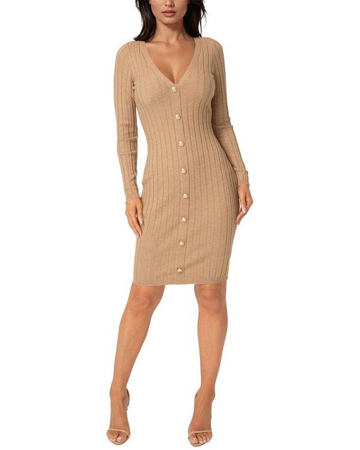 Bebe Natural Mini Sweaterdress
