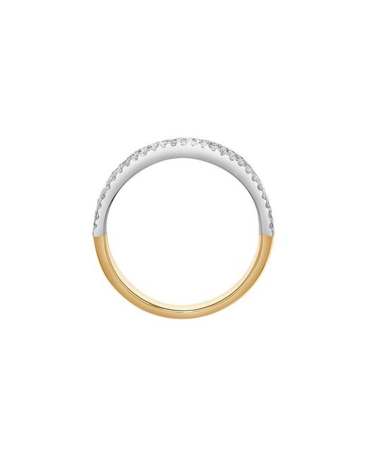 H.J. Namdar White 14K Two-Tone 0.20 Ct. Tw. Diamond Stackable Ring