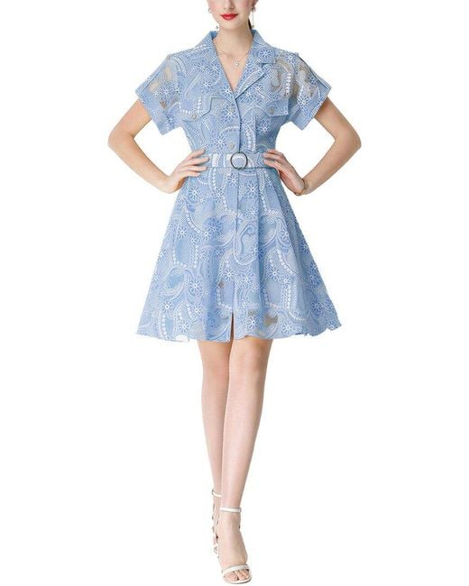 DZA Blue Mini Dress