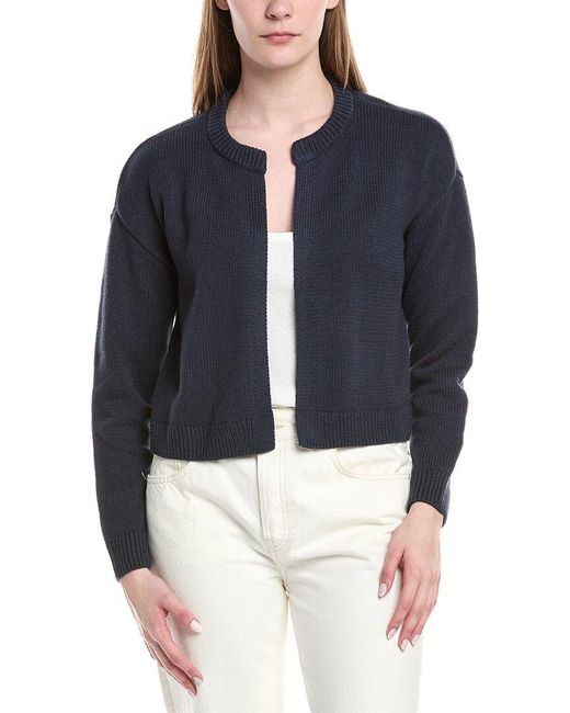 Splendid Blue Open Front Cardigan