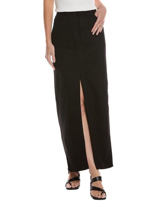 L'Agence Black Rysa Maxi Skirt