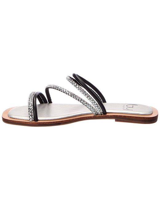 Byblos White Sandal