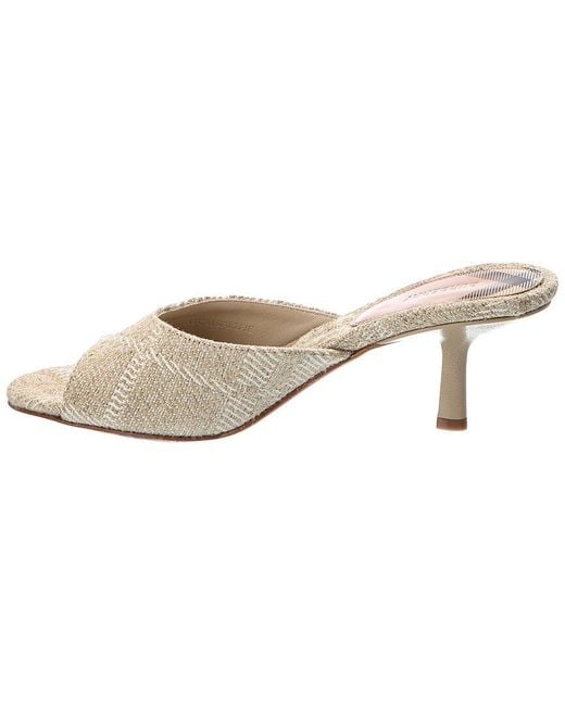 Burberry Natural Mews Low 65 Canvas Sandal