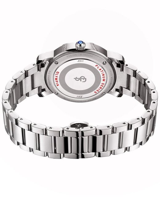 JBW Gray Ps Olympia Diamond Watch