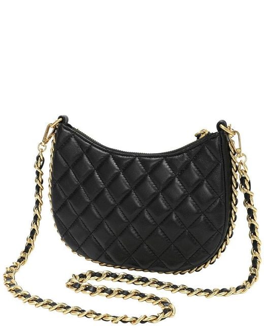 Tiffany & Fred Paris Black Tiffany And Fred Paris Quilted Leather Chain Shoulder Bag