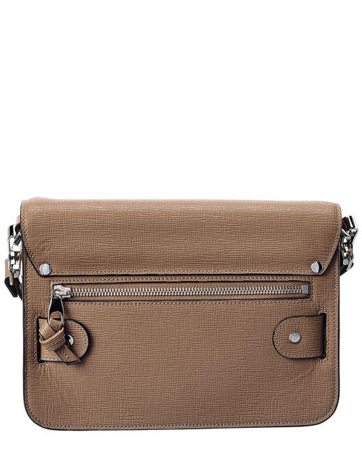 Proenza Schouler Brown Ps11 Mini Classic Leather Shoulder Bag