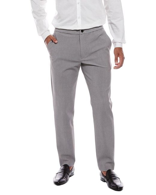 Theory Gray Mayer Wool-Blend Pant for men