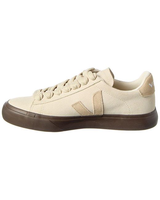 Veja White Campo Suede Sneaker