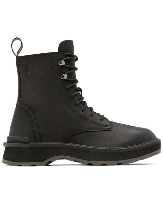Sorel Black Hi-Line Lace Leather Boot