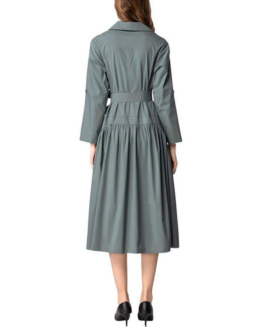 BURRYCO Blue Midi Dress