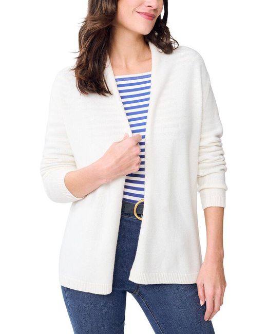 J.McLaughlin White Cervinia Wool & Cashmere-Blend Sweater