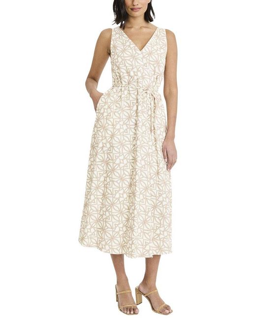 Maggy London Natural Midi Dress