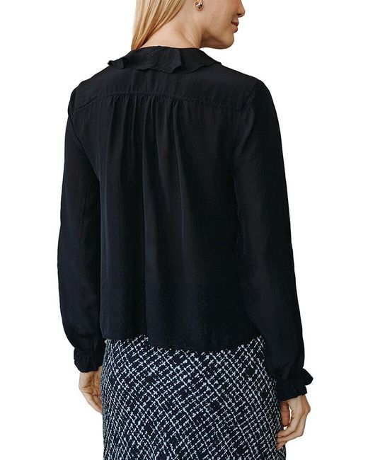 Bella Dahl Black Raglan Blouse