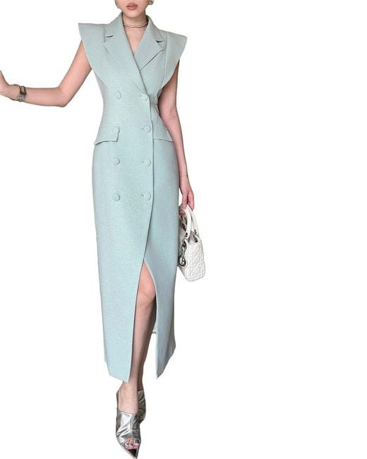 BURRYCO Blue Jacket Dress