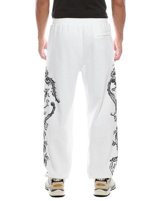 Givenchy Gray Baroque Print Jogger for men