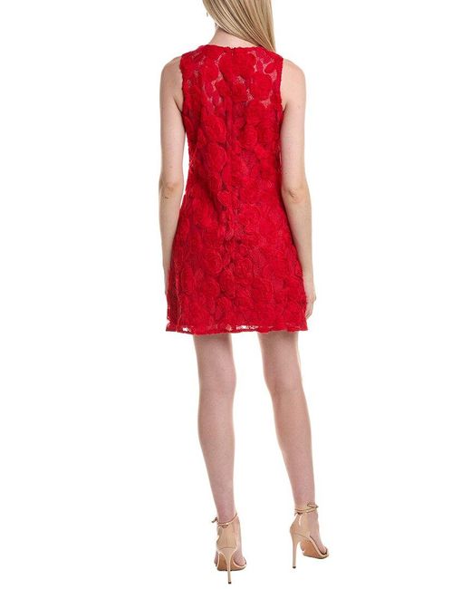 FLORA BEA NYC Red Ellis Sleeveless Mini Dress