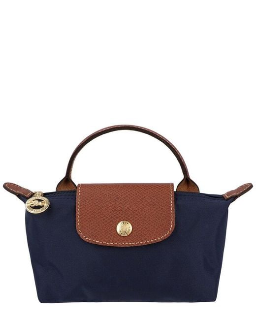Longchamp Le Pliage Original Shoulder Bag in Blue Lyst