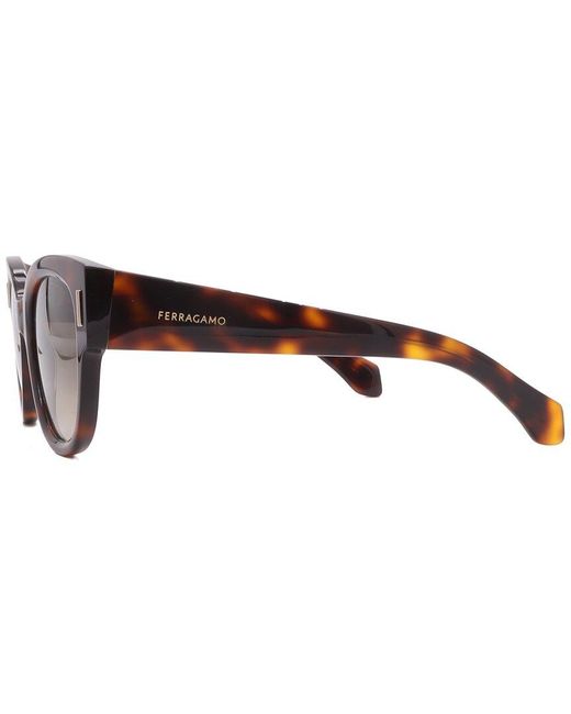 Ferragamo Black Sf2007S 51Mm Sunglasses