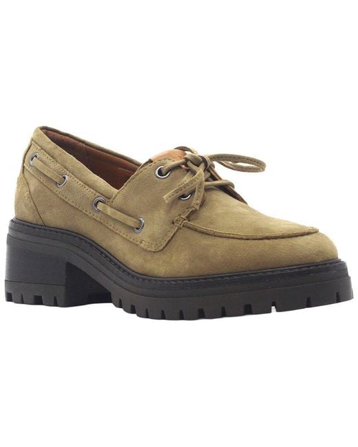 Gentle Souls Brown Brigly Suede Loafer