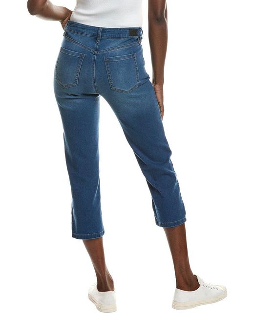 Jones New York Blue Lexington Capri Jean