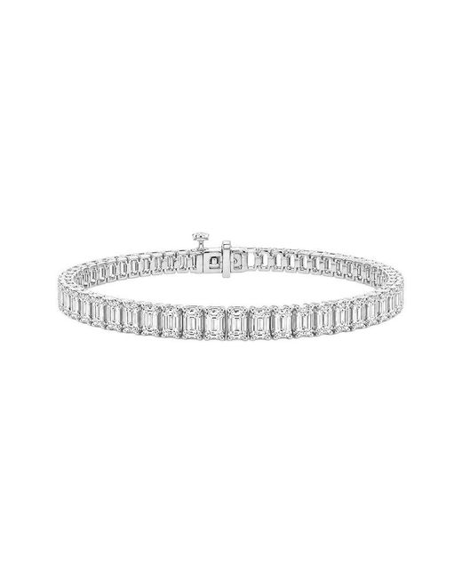 Lab Grown Diamonds White 14K 27.25 Ct. Tw. Lab-Grown Diamond Fashion Bracelet