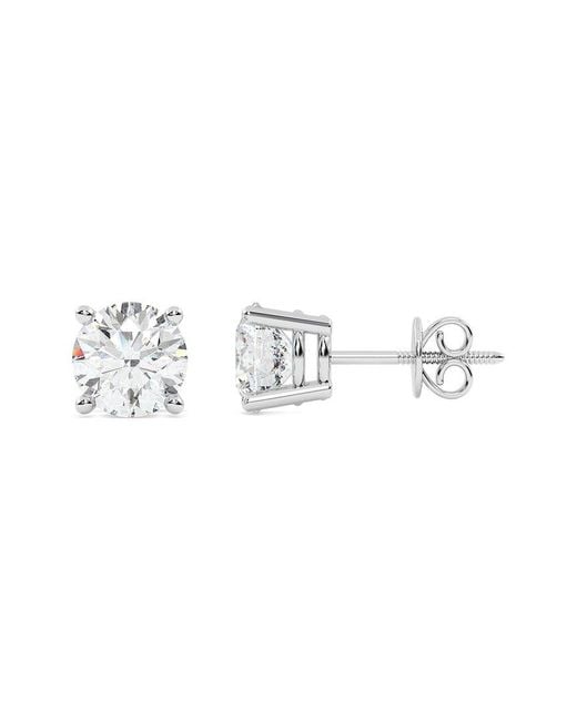 Lab Grown Diamonds White 14K 2.00 Ct. Tw. Lab-Grown Diamond Earrings