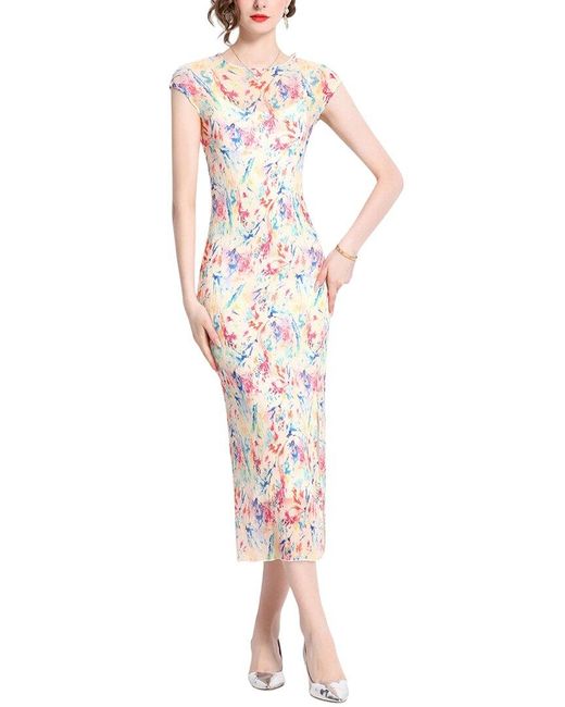 DZA White Midi Dress
