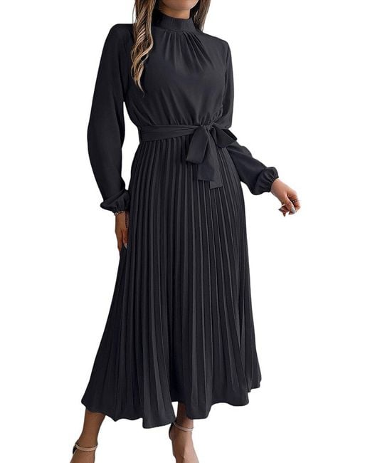 Lily Kim Black Midi Dress