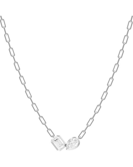 Lab Grown Diamonds Metallic 1.70 Ct. Tw. Lab-Grown Diamond Necklace