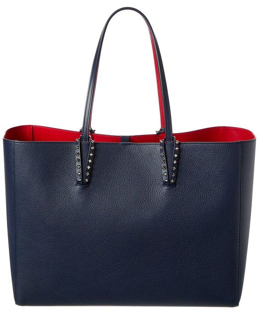 Christian Louboutin Blue Cabata Large Leather Tote