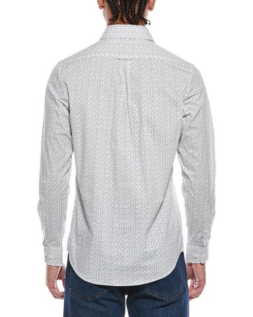Scotch & Soda Gray Printed Shirt for men