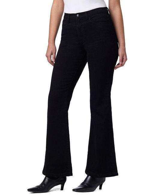 Joe's Jeans Blue Black Rinse High-rise Flare Jean