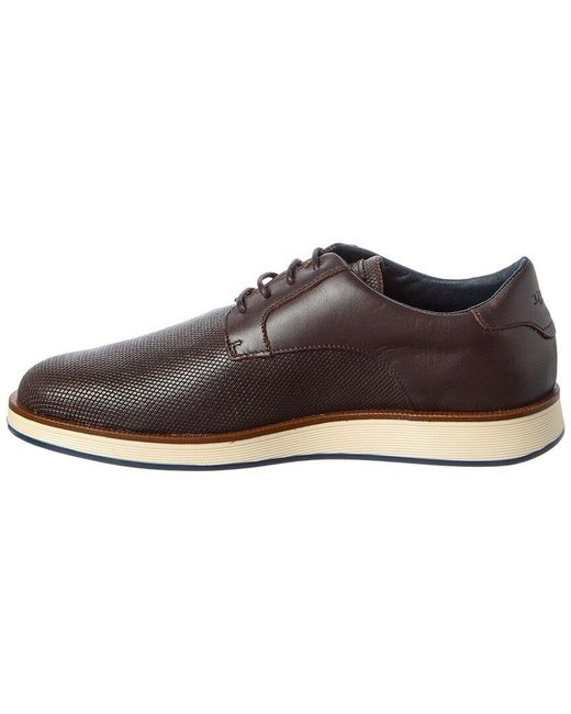 Dune Brown Leather Sneaker for men