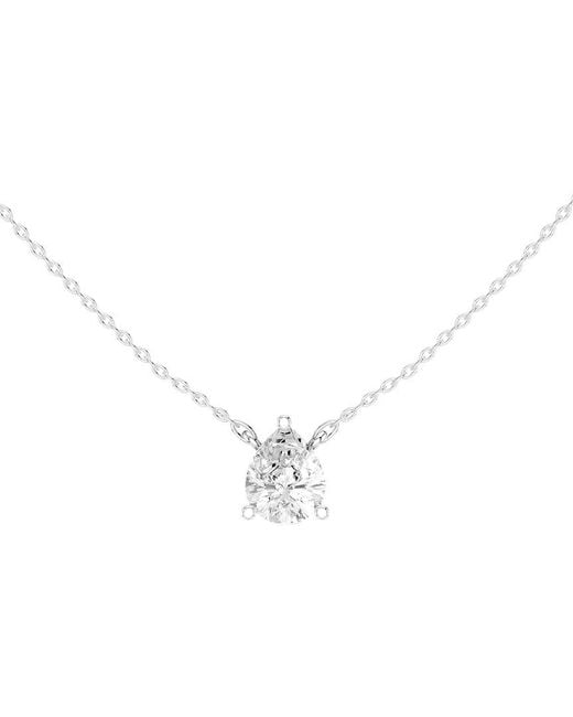 Amairah White 14K 2.50 Ct. Tw. Lab-Grown Diamond Solitaire Necklace