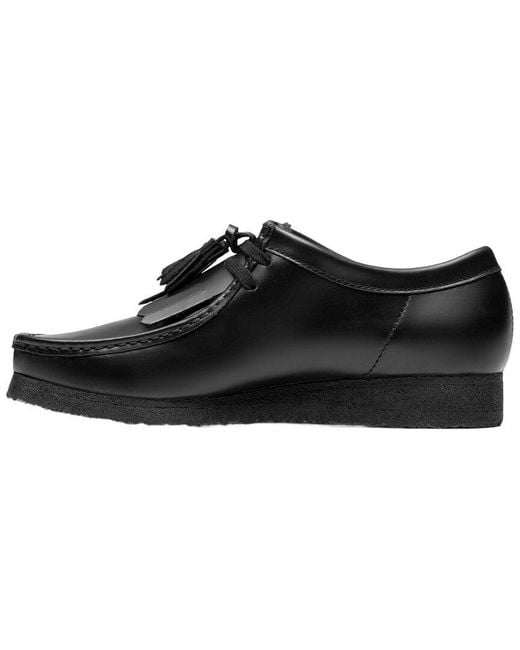 Clarks Black Leather Oxford for men