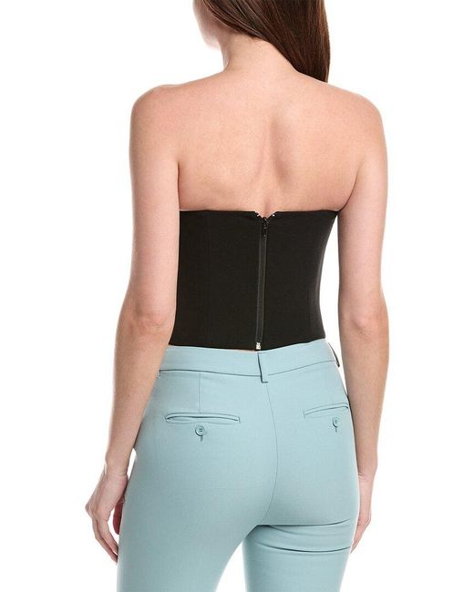 Sans Faff Black Half Moon Corset Top