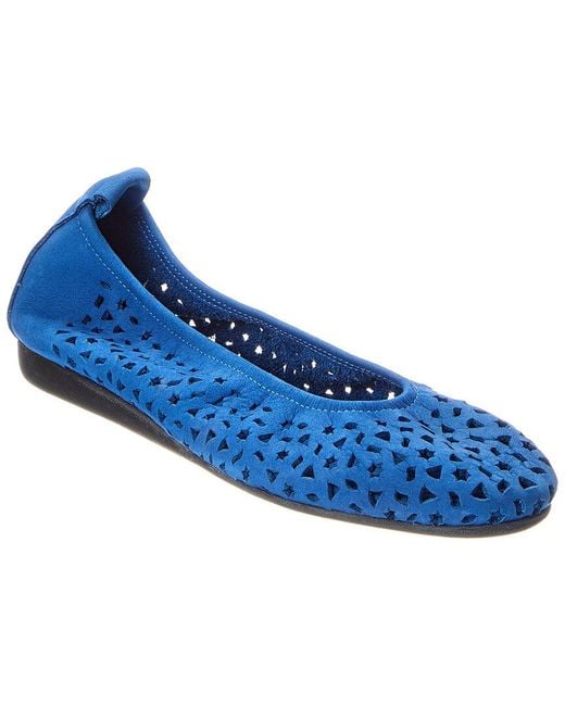 Arche Blue Lilly Leather Flat